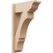 Ekena Millwork 7 1/2-in W x 18-in D x 30-in H Balboa Trad Rough Cedar Woodgrain TimberThane Outlooker, Primed Tan OUTUR075X18X30BOA04RCPR - alternate 1
